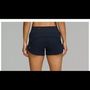 Lululemon speed up shorts 4” navy